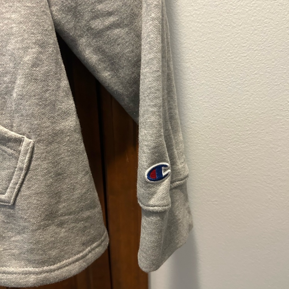 Champion Gray and Blue Buffalo Sabres Hoodie - Picture 3 of 5